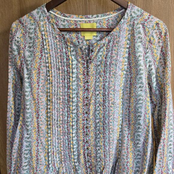 Anthropologie Maeve Gelise Floral Blouse - Picture 6 of 14